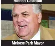 ??  ?? Melrose Park Deputy Police Chief Michael Castellan Melrose Park Mayor Ron Serpico | SUN- TIMES FILES