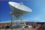  ?? PROVIDED TO CHINA DAILY ?? An artist’s conception of the China-Argentina Radio Telescope