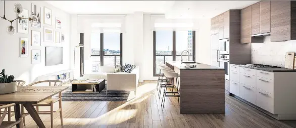  ??  ?? Homes at 8888 Osler will range from 431 to 1,100 square feet, starting in the $500,000s, which is “more competitiv­e than what people would pay along Cambie, said Tria Homes’ Raj Nijjar.