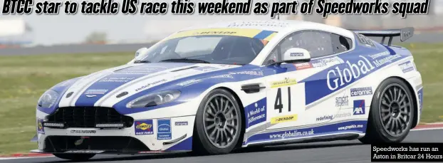  ?? Photos: Jakob Ebrey ?? Speedworks has run an Aston in Britcar 24 Hours