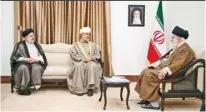  ?? ?? HIS MAJESTY THE SULTAN MEETS ALI KHAMENEI >A4