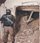  ?? ?? A cartel narcos tunnel uncovered between Mexico and the US.