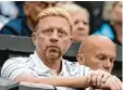  ?? Foto: dpa ?? Boris Becker könnte sich in einiger Zeit eine Zusammenar­beit mit Alexander Zverev vorstellen.