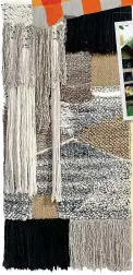  ??  ?? Angie Woven Wall Hanging, £121, laredoute.co.uk