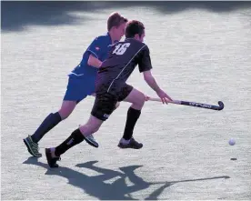 ?? Photo / Stuart Munro ?? The hockey turf in Gonville could benefit from council funding flagged in the council’s Sport and Recreation Facilities Strategy.