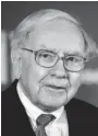  ?? GETTY IMAGES FILES ?? Warren Buffett, chair and CEO of Berkshire Hathaway, also owns BNSF Railway.