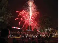  ?? (Democrat-Gazette file photo/Colin Murphey) ?? People gather in Little Rock’s Riverfront Park to watch the July 4 fireworks in 2022.