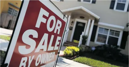  ?? Joe Raedle/getty Images ?? Never accept money, guarantee a loan or add your name to a mortgage unless you fully intend to purchase the property.