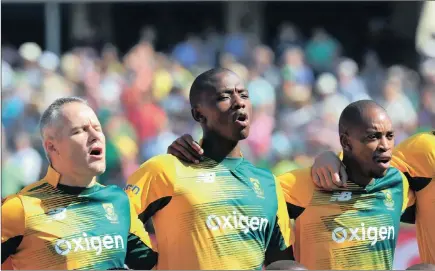  ?? BACKPAGEPI­X ?? TIMES THEY ARE A-CHANGIN’: The likes of Kagiso Rabada and Aaron Phangiso have regularly been selected for senior national squads, but the question of how much game time they receive is the big issue.