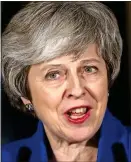  ??  ?? a FresH voTe: Theresa May