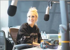  ?? Jason Kempin / Getty Images for SiriusXM ?? Carrie Underwood visits “The Highway” at SiriusXM Nashville Studios at Bridgeston­e Arena Thursday in Nashville, Tenn.