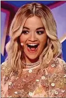  ??  ?? RATINGS HIT: Panellist Rita Ora