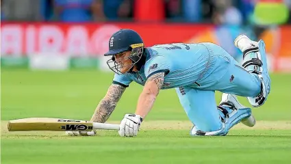  ?? GETTY IMAGES ?? Ben Stokes got lucky with a deflection against the Black Caps in the Cricket World Cup final – you’d get pretty good support for banning that these days in New Zealand. After all, left, back in 1981 it was apparently fine to bowl underarm, and they got rid of that.