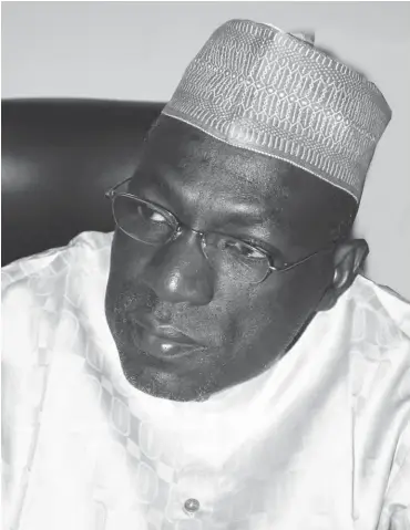  ??  ?? Senator Ahmed Muhammed Makarfi