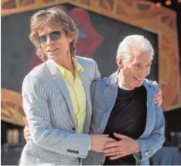  ?? // EFE ?? Mick Jagger y Watts, en Australia en 2014