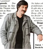  ?? Foto: Mayr ?? Patrick Wengenroth, Leiter des Brecht Festivals.