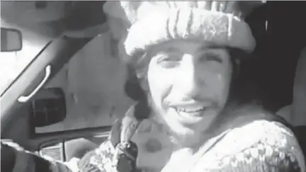  ?? MILITANT VIDEO VIA THE ASSOCIATED PRESS ?? This image taken from a website on Monday shows Belgian Abdelhamid Abaaoud. Abaaoud, the ringleader of the deadly attacks in Paris, was later killed in a police raid. The Islamic extremist bragged that he was able to travel undetected in and out of...