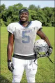  ?? JOHN BLAINE — FOR THE TRENTONIAN ?? Senior defensive end Saleem Martin is Bensalem’s best pass rusher and coach Ed Cubbage expects him to put plenty of pressure on the quarterbac­k.