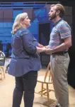  ?? David Allen / Aurora Theatre Company ?? Laura Jane Bailey and Kevin Kemp play a religious mom and a pastor in “Luna Gale.”