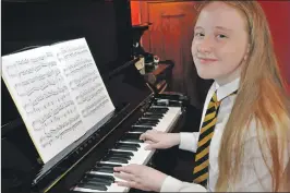  ??  ?? Arabella Fyles was the first recipient of a new classical music student bursary from Oban Music Society.