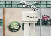  ?? CHRISTOPHE­R FURLONG/GETTY IMAGES ?? Jaguar is vulnerable to a U.K. market that fell the most in 2018 since the depths of the financial crisis.