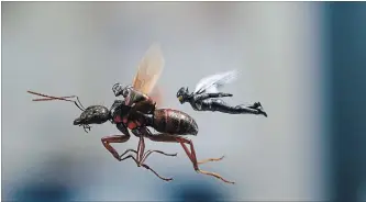  ?? DISNEY/MARVEL STUDIOS ?? “Ant-Man and the Wasp" is full of Honey-I-Shrunk-Paul-Rudd antics and spectacle.