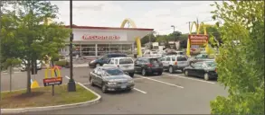  ?? Google Maps ?? McDonald’s on Newtown Road in Danbury was one of six kitchens that failed the city’s health department inspection in April.