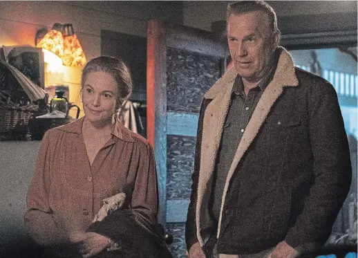  ?? KIMBERLEY FRENCH FOCUS FEATURES ?? Diane Lane and Kevin Costner appear in a scene from “Let Him Go.”