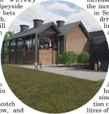  ?? ?? An artist impression of the Aberlour distillery in Speyside