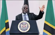  ?? PICTURE: REUTERS ?? Tanzania’s President John Magufuli stands accused by opponents of underminin­g democracy by stifling free speech.