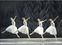  ?? CONTRIBUTE­D ?? Miami City Ballet will perform George Balanchine’s “The Nutcracker” Wednesday to Friday at the Kravis Center in West Palm Beach.