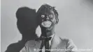  ??  ?? Blackfacin­g involves dark face paint applied so that lips and eyes appear much bigger: Actor Eddie Cantor in the 1930 film 'Whoopee'