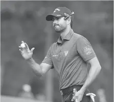  ?? CHARLIE RIEDEL / THE CANADIAN PRESS ?? Adam Hadwin of Abbotsford, B.C. will represent Canada at this year’s British Open starting Thursday at Scotland’s Carnoustie Golf Links.