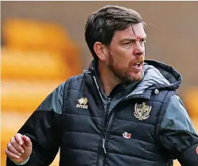  ?? ?? REUNION: Port Vale boss Darrell Clarke faces his old club this evening.