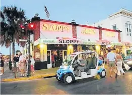  ?? SENTINEL SOUTH FLORIDA SUN ?? Sloppy Joe’s in Key West is celebratin­g 85 years in business this year.