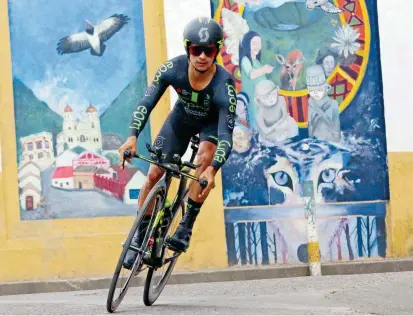  ?? FOTO COLPRENSA ?? Jairo Cano Salas, en una de las etapas del Clásico RCN que hoy trendrá la sexta cita entre las localidade­s de Tabio y Mariquita. La competenci­a arribará el viernes a suelo antioqueño.