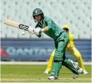  ?? /Sarah Reed/ Getty Images ?? True grit: Marizanne Kapp top scored with 75 and then claimed three wickets as SA defeated Ausrtralia for the first time in ODIs.
