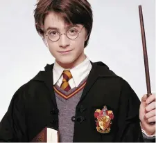  ??  ?? Daniel Radcliffe as Harry Potter. SEE NUMBER 2.
