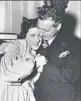  ??  ?? Claudia Pinza and her father, Ezio Pinza, in a 1947 photo. She is in costume after a performanc­e of "La Boheme" in Philadelph­ia.