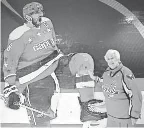  ?? JERRY LAI/USA TODAY SPORTS ?? Grace Cohen, 90, watched Alex Ovechkin and the Capitals win Game 4 of the Stanley Cup Final.