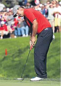  ?? Picture: Getty. ?? Patrick Reed came to the fore in a match that was largely won and lost with the putter.