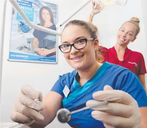  ??  ?? BRANCHING OUT: The 1300SMILES grin has spread further with the acquisitio­n of another clinic at Buderim.