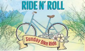  ??  ?? This Sunday, gather your friends and get your bikes ready for a healthy dose of fun in the Ride N’ Roll Sunday Bike Ride at Festival Walk.