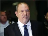  ??  ?? AP FILE PHOTO BY MARK LENNIHAN In this Oct. 11, photo, Harvey Weinstein enters State Supreme Court in New York.