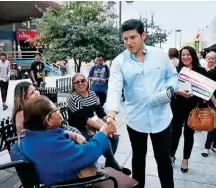  ?? /CORTESÍA ?? Samuel García, de MC, sin respetar los protocolos de salud en el centro de Monterrey