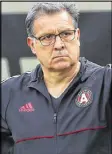  ?? CURTIS COMPTON / CCOMPTON@AJC.COM ?? Atlanta United manager Gerardo Martino hasn’t announced who will start for Greg Garza.