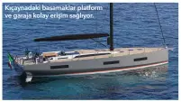  ?? ?? Kıçaynadak­i basamaklar platform ve garaja kolay erişim sağlıyor.