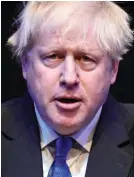  ??  ?? ‘Not an ally’: Boris Johnson