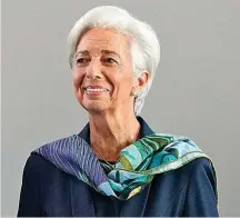  ?? ?? Christine Lagarde, presidenta del Banco Central Europeo (BCE).