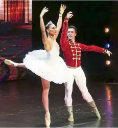  ??  ?? The pas de deux from The Nutcracker.